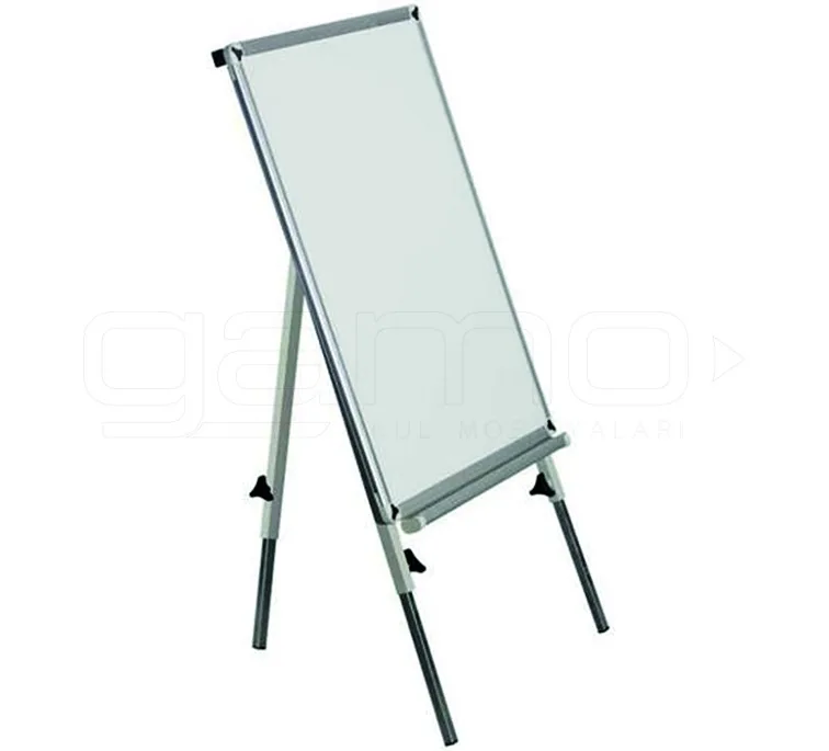 GM012-101 Teleskopik Ayaklı Yazı Tahtası Laminat Beyaz - Görsel 1
