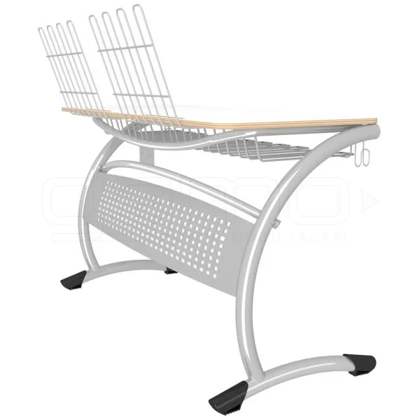 GM022-114 İkili Laminat Müzik Sırası, Öğrenci Etkinlik Sırası - Görsel 1