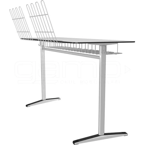 GM022-612 İkili Açılı Ayaklı Kompakt Müzik Sırası, Öğrenci Etkinlik Sırası - Görsel 1