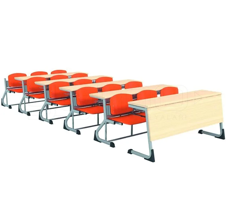 GM024-102 Üçlü Ahşap Amfi Sırası - Görsel 1