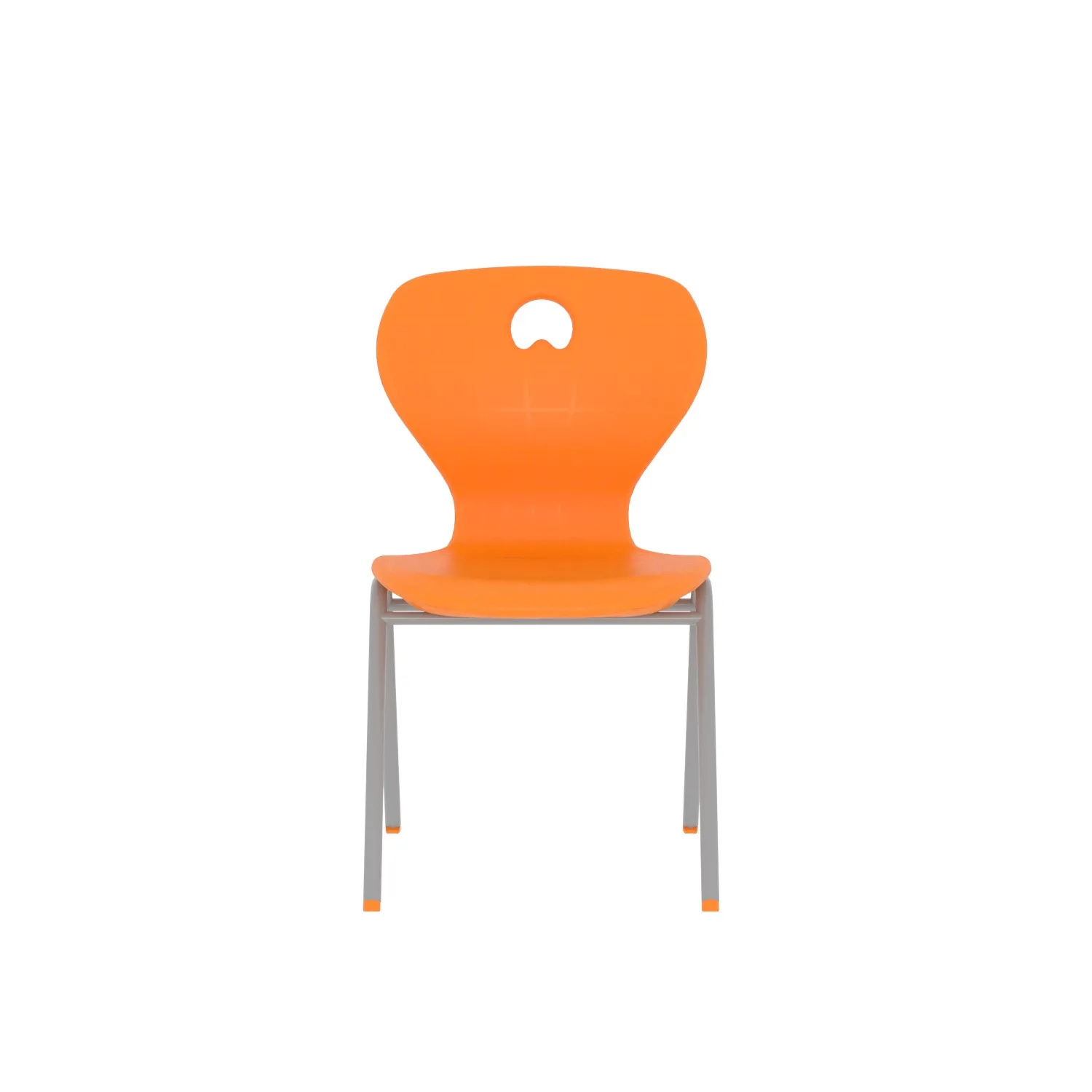 Koç Anasınıfı Monoblok Sandalye Turuncu - Görsel 1