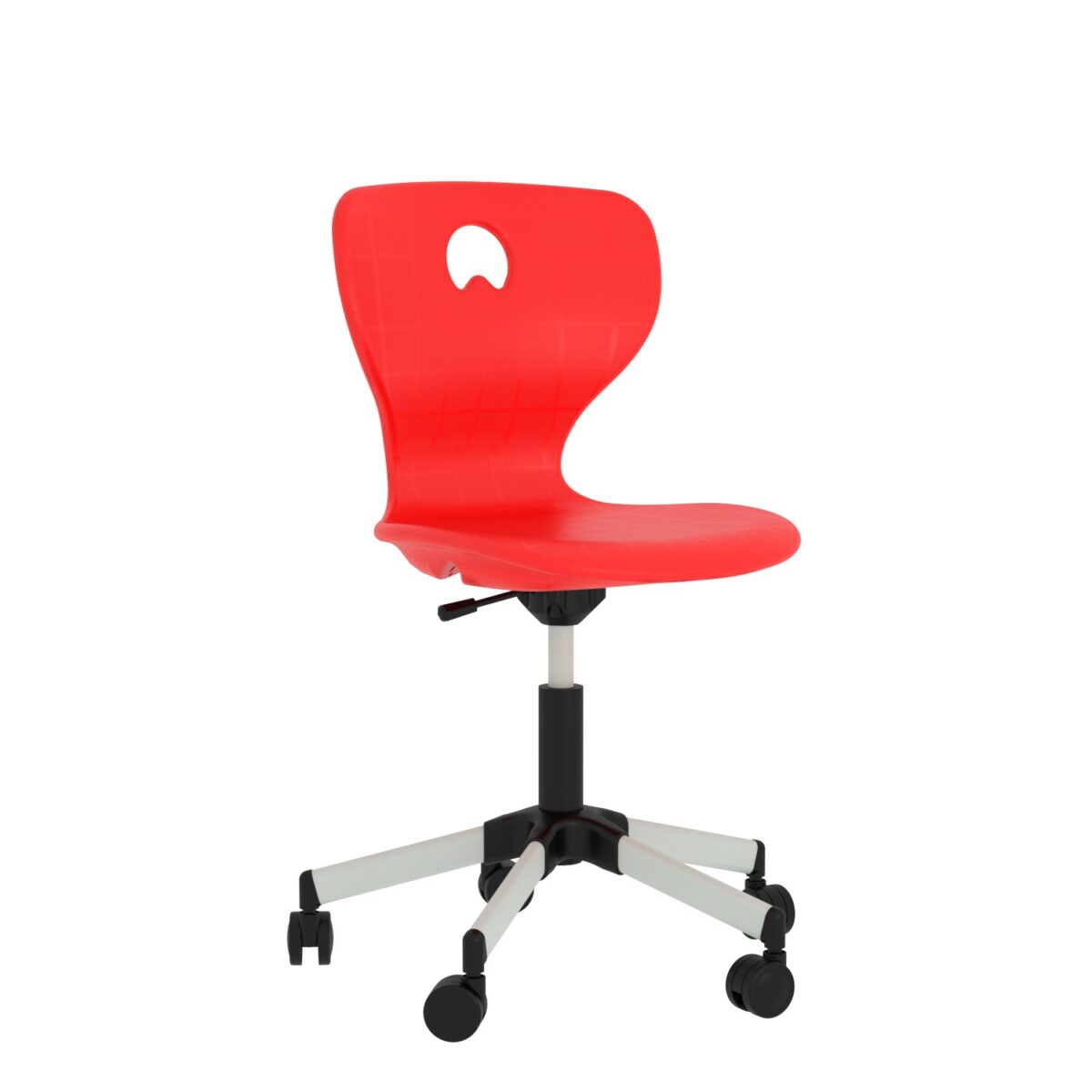 Koç Yıldız Ayak Kırmızı-1 Koç Döner Monoblok Sandalye Kırmızı - Görsel 1