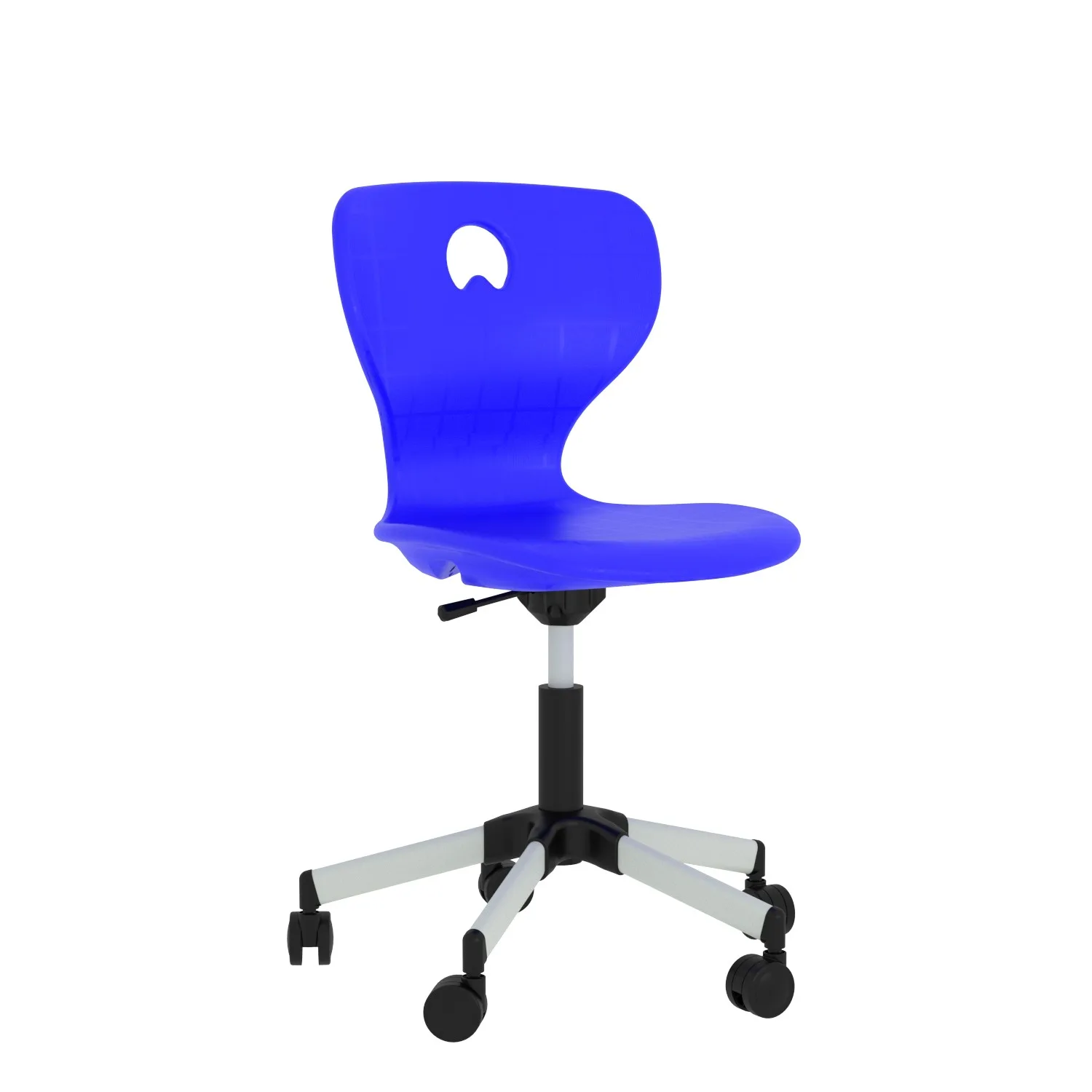 Koç Yıldız Ayak Mavi-1 Koç Döner Monoblok Sandalye Mavi - Görsel 1