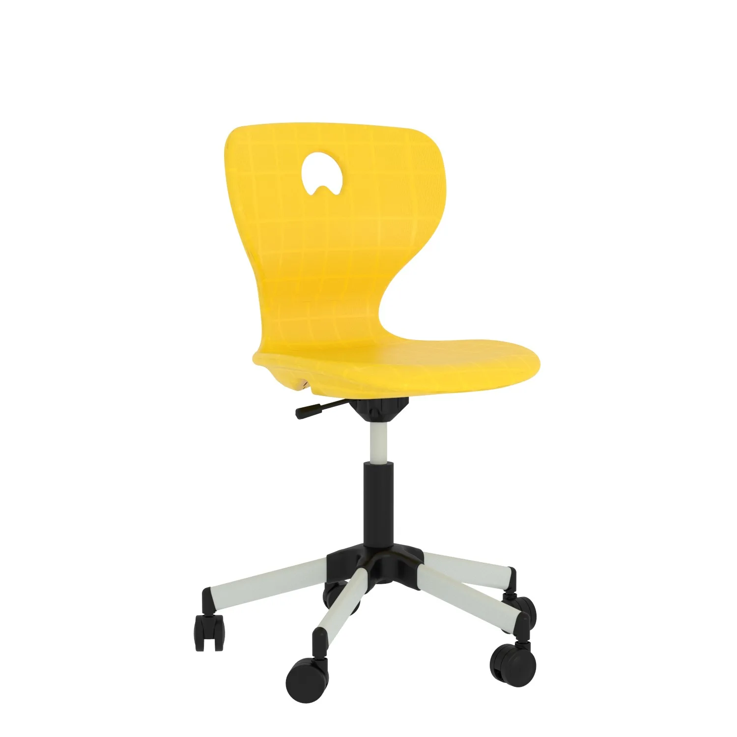 Koç Yıldız Ayak Sarı-1 Koç Döner Monoblok Sandalye Sarı - Görsel 1