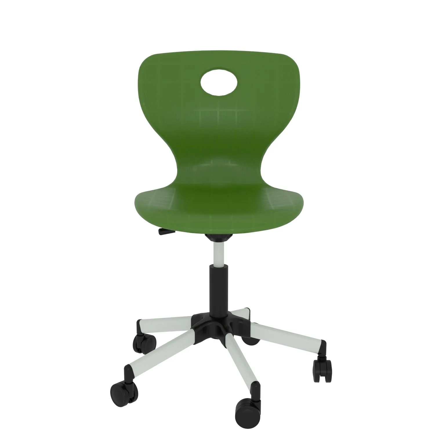 Valentina Döner Monoblok Sandalye Yeşil - Görsel 1